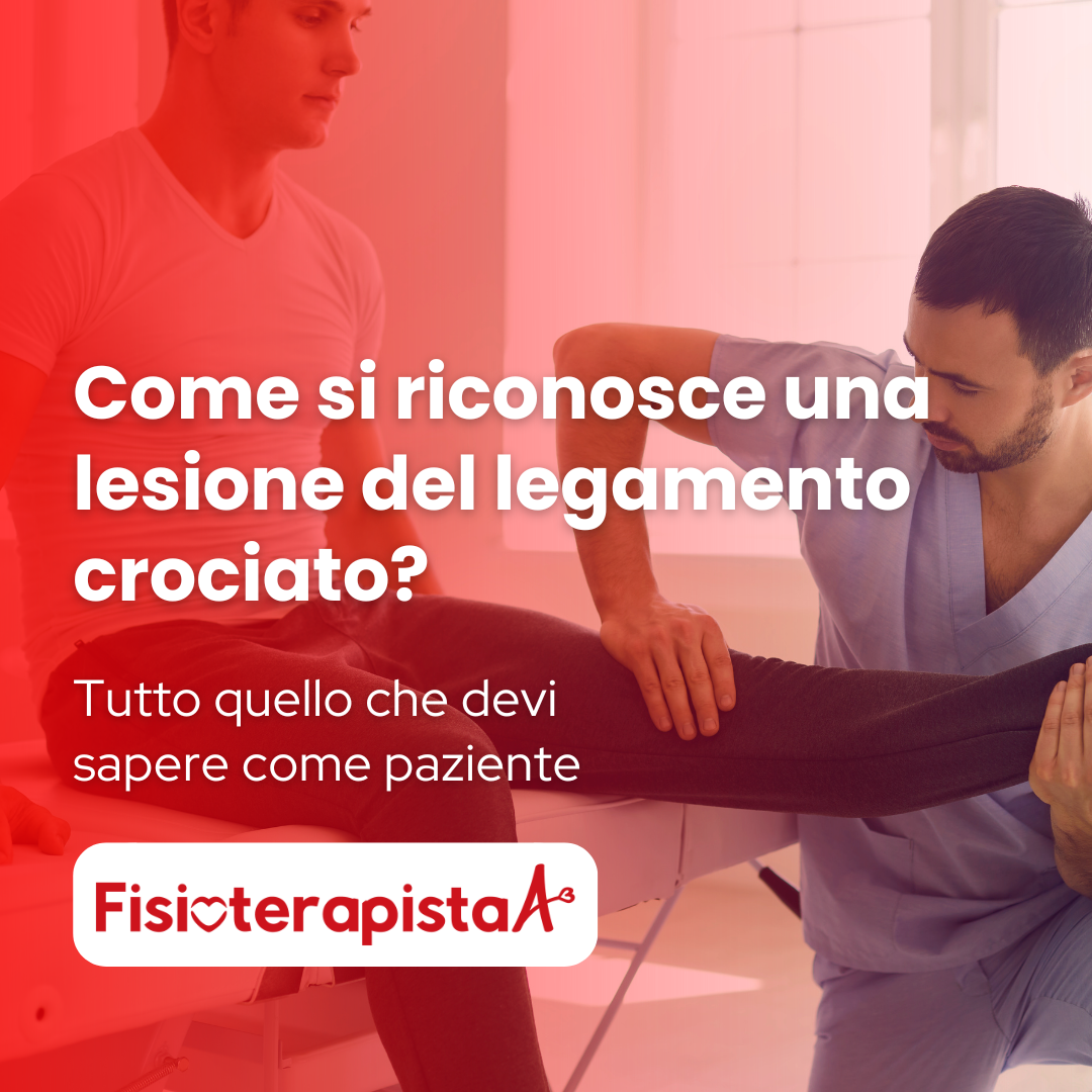 Come si riconosce una lesione del legamento crociato?