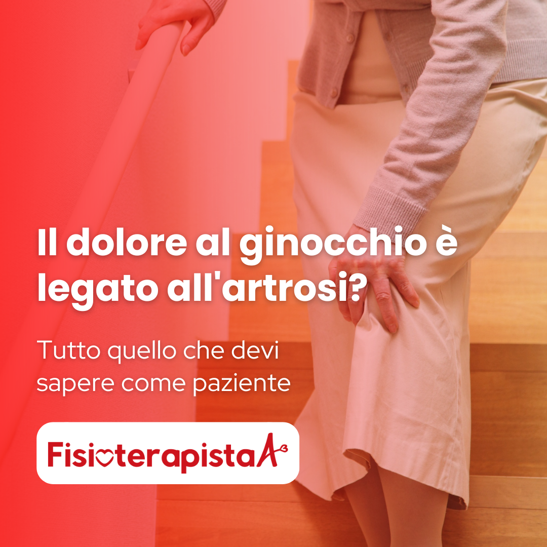 Il dolore al ginocchio è legato all'artrosi?